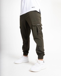 [MoSM4696] Men Flexi - Baggy Pants #3 (olive, S)