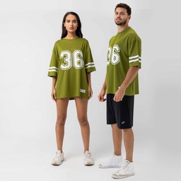 [UoS5871] UnisexBasketballTSHIRT36 #28 (olive, S)