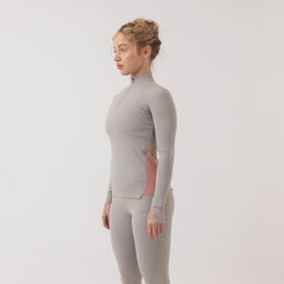 [WgS7474] Women-Athletic Long Sleeve T-Shirt (gray, S)