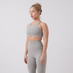 [WgX7683] Women-pro sports bra (gray, XS)