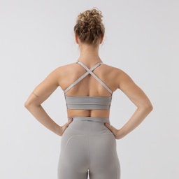 [WgX7704] W-Athletic sports bra (gray, XS)