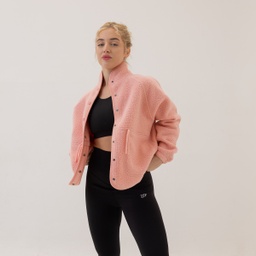 [WpS7999] Women - Fur jacket #69 (pink, S)