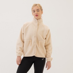 [WbS8005] Women - Fur jacket #69 (beige, S)