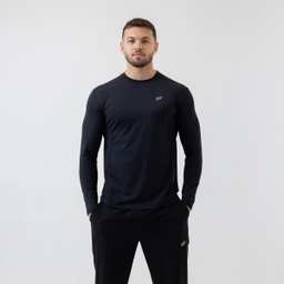 [MBM8052] Men-Training Long Sleeve T-Shirt (Black, M)
