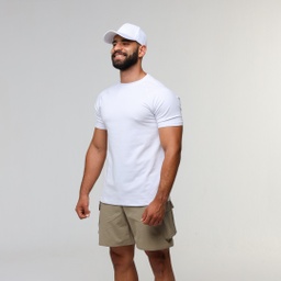 [MwS9124] Men Cotton Reglan T-shirt MTS7 #82 (white, S)