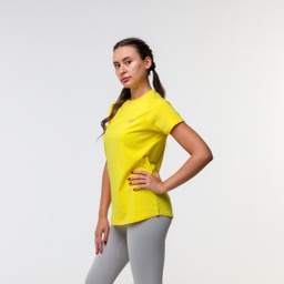 [wy29591] w-Cotton short sleeve t shirt #106 (yellow, 2XL)