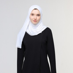 [Nw9719] Life style hijab #110 (white)