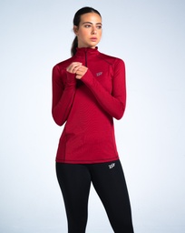 [WdS511] Women Long Sleeve T-Shirt - A (dark red, S)