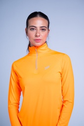 [WNS410] Women Long Sleeve T-Shirt - A #37 (Neon Orange, S)