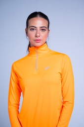 [WNS410] Women Long Sleeve T-Shirt - A (Neon Orange, S)