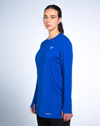 [Wb4449] Women - Long Sleeve - Long Fit (blue, 4XL)