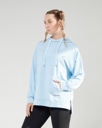 [WbS462] Women - Track Hoodie (Over Size) (baby blue, S)