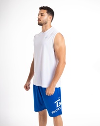 [MwSM1667] Men Basketball Basic Tank Top. #16 (white, S)