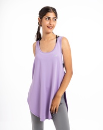 [WLSW1752] Women Side Open Tank Top #55 (Lavander, S)