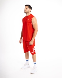 [MrSM1929] Men Basketball Basic Tank Top. (red, S)