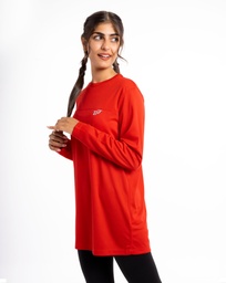 [WrSW1947] W-Long Fit-Light Weight-T-Shirt. #35 (red, S)